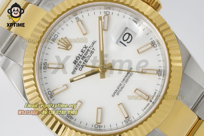 Datejust 126333 41mm ARF White/Stick on Oys YG/SS Bracelet SH3235 Super Clone (Weighted) Datejust 126333 41mm ARF White/Stick on Oys YG/SS Bracelet SH3235 Super Clone (Weighted)