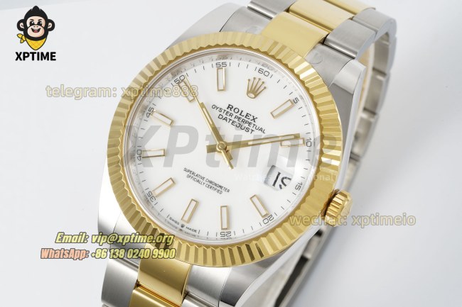 Datejust 126333 41mm ARF White/Stick on Oys YG/SS Bracelet SH3235 Super Clone (Weighted) Datejust 126333 41mm ARF White/Stick on Oys YG/SS Bracelet SH3235 Super Clone (Weighted)