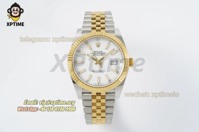 Datejust 126333 41mm ARF White/Stick on Jub YG/SS Bracelet SH3235 Super Clone (Weighted) Datejust 126333 41mm ARF White/Stick on Jub YG/SS Bracelet SH3235 Super Clone (Weighted)