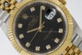 Datejust 126333 41mm ARF Black/Diamond on Jub YG/SS Bracelet SH3235 Super Clone (Weighted) Datejust 126333 41mm ARF Black/Diamond on Jub YG/SS Bracelet SH3235 Super Clone (Weighted)