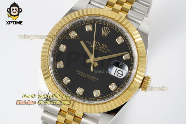 Datejust 126333 41mm ARF Black/Diamond on Jub YG/SS Bracelet SH3235 Super Clone (Weighted) Datejust 126333 41mm ARF Black/Diamond on Jub YG/SS Bracelet SH3235 Super Clone (Weighted)