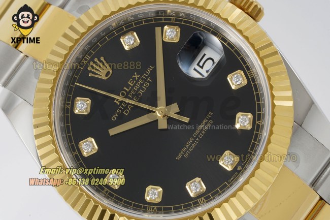 Datejust 126333 41mm ARF Black/Diamond on Oys YG/SS Bracelet SH3235 Super Clone (Weighted) Datejust 126333 41mm ARF Black/Diamond on Oys YG/SS Bracelet SH3235 Super Clone (Weighted)
