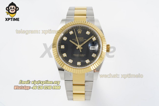 Datejust 126333 41mm ARF Black/Diamond on Oys YG/SS Bracelet SH3235 Super Clone (Weighted) Datejust 126333 41mm ARF Black/Diamond on Oys YG/SS Bracelet SH3235 Super Clone (Weighted)