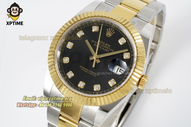 Datejust 126333 41mm ARF Black/Diamond on Oys YG/SS Bracelet SH3235 Super Clone (Weighted) Datejust 126333 41mm ARF Black/Diamond on Oys YG/SS Bracelet SH3235 Super Clone (Weighted)