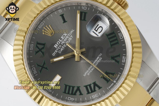 Datejust 126333 41mm ARF Gray/Roman on Oys YG/SS Bracelet SH3235 Super Clone (Weighted) Datejust 126333 41mm ARF Gray/Roman on Oys YG/SS Bracelet SH3235 Super Clone (Weighted)