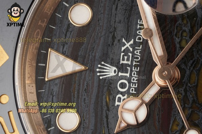 GMT Master II 126715 Rootbeer 40mm ARF Tiger Iron/Dot on Oys RG/RG Bracelet SH3285 GMT Master II 126715 Rootbeer 40mm ARF Tiger Iron/Dot on Oys RG/RG Bracelet SH3285