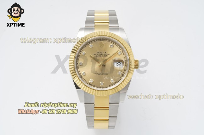 Datejust 126333 41mm ARF Champagne/Diamond on Oys YG/SS Bracelet SH3235 Super Clone (Weighted) Datejust 126333 41mm ARF Champagne/Diamond on Oys YG/SS Bracelet SH3235 Super Clone (Weighted)