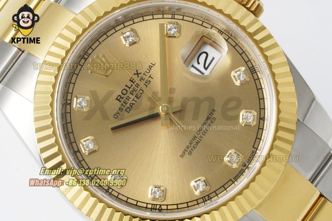 Datejust 126333 41mm ARF Champagne/Diamond on Oys YG/SS Bracelet SH3235 Super Clone (Weighted) Datejust 126333 41mm ARF Champagne/Diamond on Oys YG/SS Bracelet SH3235 Super Clone (Weighted)