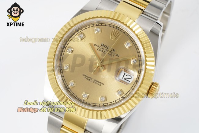 Datejust 126333 41mm ARF Champagne/Diamond on Oys YG/SS Bracelet SH3235 Super Clone (Weighted) Datejust 126333 41mm ARF Champagne/Diamond on Oys YG/SS Bracelet SH3235 Super Clone (Weighted)