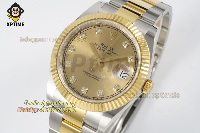 Datejust 126333 41mm ARF Champagne/Diamond on Oys YG/SS Bracelet SH3235 Super Clone (Weighted) Datejust 126333 41mm ARF Champagne/Diamond on Oys YG/SS Bracelet SH3235 Super Clone (Weighted)