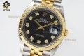 Datejust 126233 36mm Clean Black/Diamond on Jub YG/SS Bracelet SH3235 Super Clone Datejust 126233 36mm Clean Black/Diamond on Jub YG/SS Bracelet SH3235 Super Clone