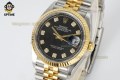 Datejust 126233 36mm Clean Black/Diamond on Jub YG/SS Bracelet SH3235 Super Clone Datejust 126233 36mm Clean Black/Diamond on Jub YG/SS Bracelet SH3235 Super Clone
