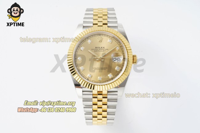 Datejust 126333 41mm ARF Champagne/Diamond on Jub YG/SS Bracelet SH3235 Super Clone (Weighted) Datejust 126333 41mm ARF Champagne/Diamond on Jub YG/SS Bracelet SH3235 Super Clone (Weighted)