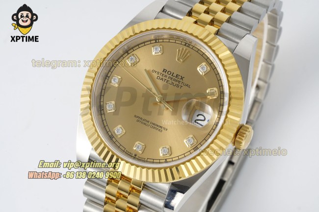 Datejust 126333 41mm ARF Champagne/Diamond on Jub YG/SS Bracelet SH3235 Super Clone (Weighted) Datejust 126333 41mm ARF Champagne/Diamond on Jub YG/SS Bracelet SH3235 Super Clone (Weighted)