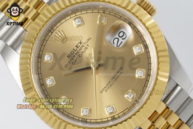 Datejust 126333 41mm ARF Champagne/Diamond on Jub YG/SS Bracelet SH3235 Super Clone (Weighted) Datejust 126333 41mm ARF Champagne/Diamond on Jub YG/SS Bracelet SH3235 Super Clone (Weighted)