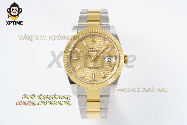 Datejust 126333 41mm ARF Champagne Textured/Stick on Oys YG/SS Bracelet SH3235 Super Clone (Weighted) Datejust 126333 41mm ARF Champagne Textured/Stick on Oys YG/SS Bracelet SH3235 Super Clone (Weighted)