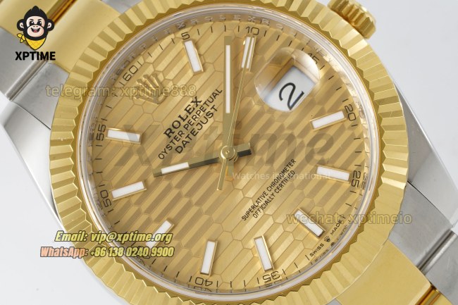 Datejust 126333 41mm ARF Champagne Textured/Stick on Oys YG/SS Bracelet SH3235 Super Clone (Weighted) Datejust 126333 41mm ARF Champagne Textured/Stick on Oys YG/SS Bracelet SH3235 Super Clone (Weighted)