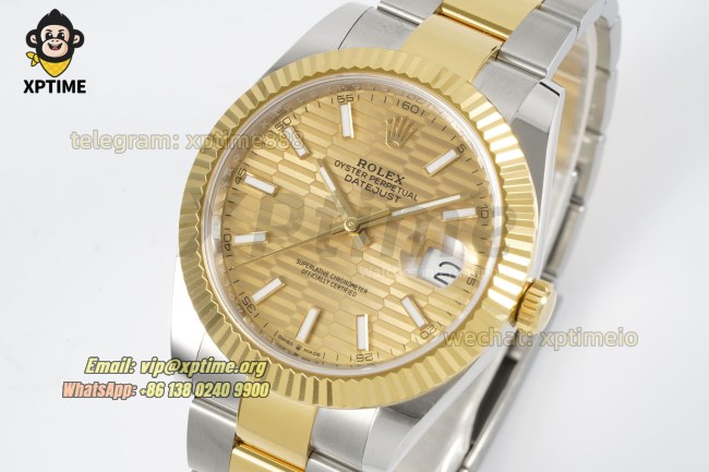 Datejust 126333 41mm ARF Champagne Textured/Stick on Oys YG/SS Bracelet SH3235 Super Clone (Weighted) Datejust 126333 41mm ARF Champagne Textured/Stick on Oys YG/SS Bracelet SH3235 Super Clone (Weighted)