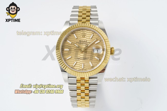 Datejust 126333 41mm ARF Champagne Textured/Stick on Jub YG/SS Bracelet SH3235 Super Clone (Weighted) Datejust 126333 41mm ARF Champagne Textured/Stick on Jub YG/SS Bracelet SH3235 Super Clone (Weighted)