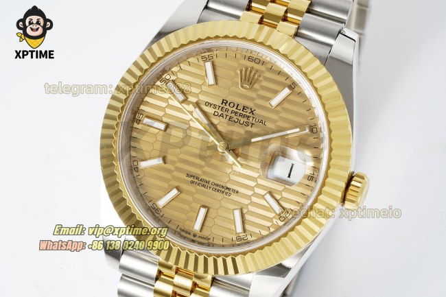 Datejust 126333 41mm ARF Champagne Textured/Stick on Jub YG/SS Bracelet SH3235 Super Clone (Weighted) Datejust 126333 41mm ARF Champagne Textured/Stick on Jub YG/SS Bracelet SH3235 Super Clone (Weighted)