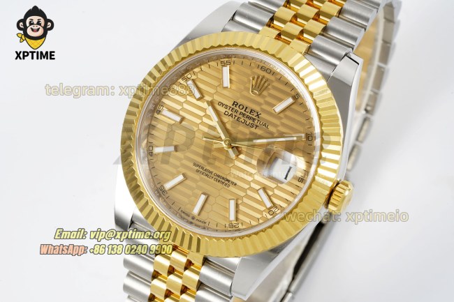 Datejust 126333 41mm ARF Champagne Textured/Stick on Jub YG/SS Bracelet SH3235 Super Clone (Weighted) Datejust 126333 41mm ARF Champagne Textured/Stick on Jub YG/SS Bracelet SH3235 Super Clone (Weighted)