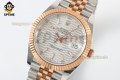 Datejust 126331 41mm ARF Silver Textured/Stick on Jub YG/SS Bracelet SH3235 Super Clone (weighted)
