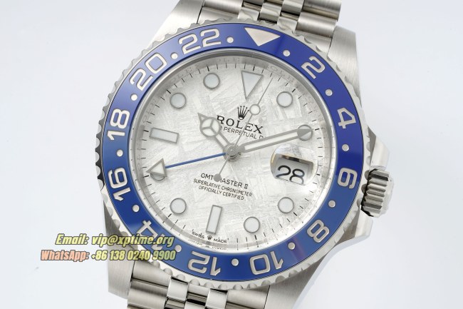GMT Master II Blaken 40mm ARF Meteorite/Dot on Jub SS/SS Bracelet SH3285 Super Clone GMT Master II Blaken 40mm ARF Meteorite/Dot on Jub SS/SS Bracelet SH3285 Super Clone