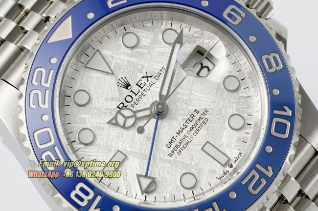 GMT Master II Blaken 40mm ARF Meteorite/Dot on Jub SS/SS Bracelet SH3285 Super Clone GMT Master II Blaken 40mm ARF Meteorite/Dot on Jub SS/SS Bracelet SH3285 Super Clone