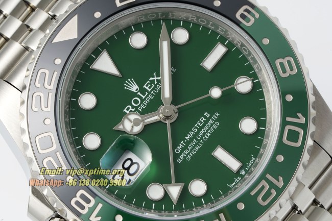 GMT Master II 126729 40mm ARF Green/Dot on Jub SS/SS Bracelet SH3285 Super Clone GMT Master II 126729 40mm ARF Green/Dot on Jub SS/SS Bracelet SH3285 Super Clone