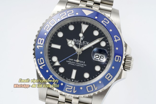 GMT Master II Blaken 40mm ARF Black/Dot on Jub SS/SS Bracelet SH3285 Super Clone GMT Master II Blaken 40mm ARF Black/Dot on Jub SS/SS Bracelet SH3285 Super Clone