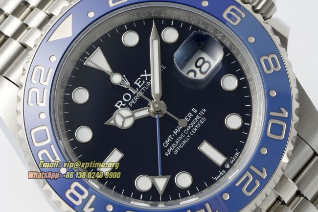 GMT Master II Blaken 40mm ARF Black/Dot on Jub SS/SS Bracelet SH3285 Super Clone GMT Master II Blaken 40mm ARF Black/Dot on Jub SS/SS Bracelet SH3285 Super Clone