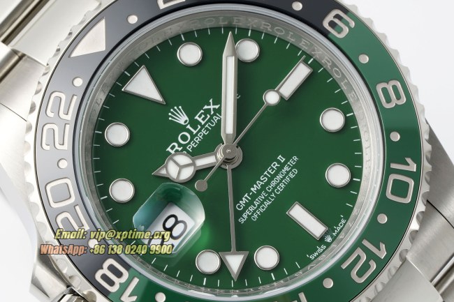 GMT Master II 126729 40mm ARF Green/Dot on Oys SS/SS Bracelet SH3285 Super Clone GMT Master II 126729 40mm ARF Green/Dot on Oys SS/SS Bracelet SH3285 Super Clone