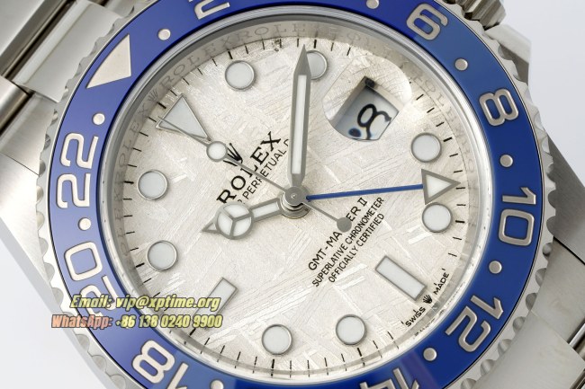 GMT Master II Blaken 40mm ARF Meteorite/Dot on Oys SS/SS Bracelet SH3285 Super Clone GMT Master II Blaken 40mm ARF Meteorite/Dot on Oys SS/SS Bracelet SH3285 Super Clone