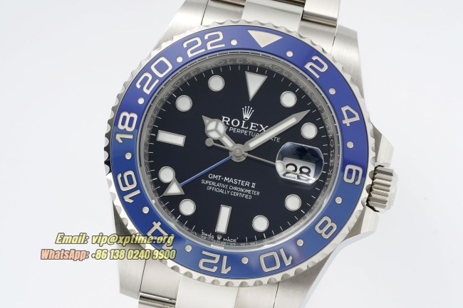 GMT Master II Blaken 40mm ARF Black/Dot on Oys SS/SS Bracelet SH3285 Super Clone GMT Master II Blaken 40mm ARF Black/Dot on Oys SS/SS Bracelet SH3285 Super Clone