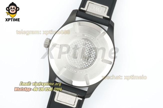 Pilot’s Ace 40mm BLSF Black/Numeral on DLC/RU Strap 9015 Pilot’s Ace 40mm BLSF Black/Numeral on DLC/RU Strap 9015