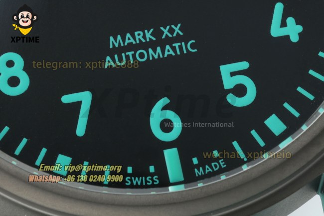 Pilot’s Watch Mark XX Mercedes-AMG 40mm BLSF Black/Numeral on TI/RU Strap 9019 Pilot’s Watch Mark XX Mercedes-AMG 40mm BLSF Black/Numeral on TI/RU Strap 9019