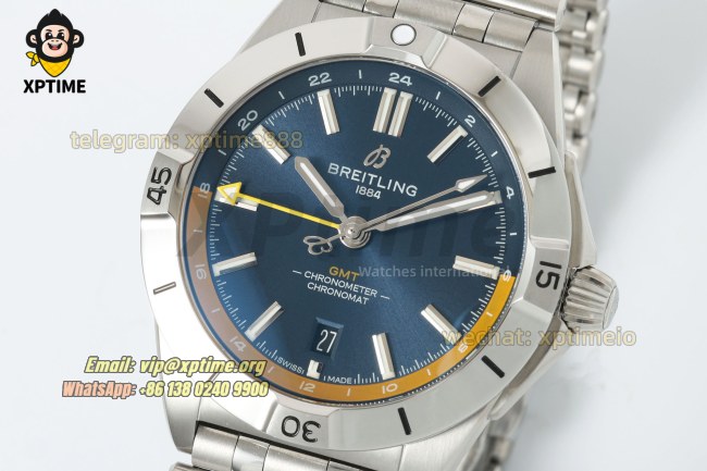 Chronomat GMT 40mm BLSF Blue/Stick on SS/SS Bracelet A2824 Chronomat GMT 40mm BLSF Blue/Stick on SS/SS Bracelet A2824