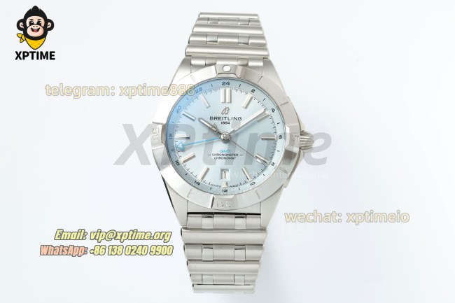 Chronomat GMT 40mm BLSF Ice Blue/Stick on SS/SS Bracelet A2824 Chronomat GMT 40mm BLSF Ice Blue/Stick on SS/SS Bracelet A2824