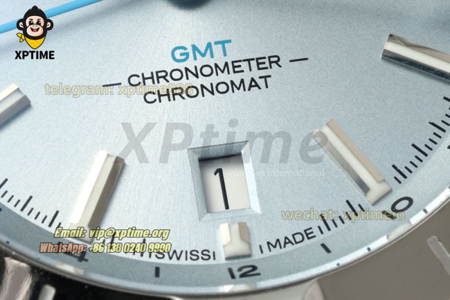Chronomat GMT 40mm BLSF Ice Blue/Stick on SS/SS Bracelet A2824 Chronomat GMT 40mm BLSF Ice Blue/Stick on SS/SS Bracelet A2824