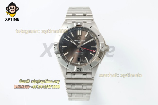 Chronomat GMT 40mm BLSF Gray/Stick on SS/SS Bracelet A2824 Chronomat GMT 40mm BLSF Gray/Stick on SS/SS Bracelet A2824