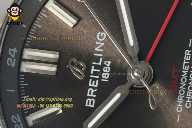 Chronomat GMT 40mm BLSF Gray/Stick on SS/SS Bracelet A2824 Chronomat GMT 40mm BLSF Gray/Stick on SS/SS Bracelet A2824