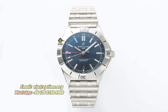 Chronomat GMT 40mm BLSF Dark Blue/Stick on SS/SS Bracelet A2824 Chronomat GMT 40mm BLSF Dark Blue/Stick on SS/SS Bracelet A2824