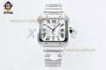 Santos De Cartier 40mm BVF White/Roman on SS/SS Bracelet MY9019 Santos De Cartier 40mm BVF White/Roman on SS/SS Bracelet MY9019