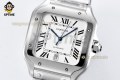 Santos De Cartier 40mm BVF White/Roman on SS/SS Bracelet MY9019 Santos De Cartier 40mm BVF White/Roman on SS/SS Bracelet MY9019