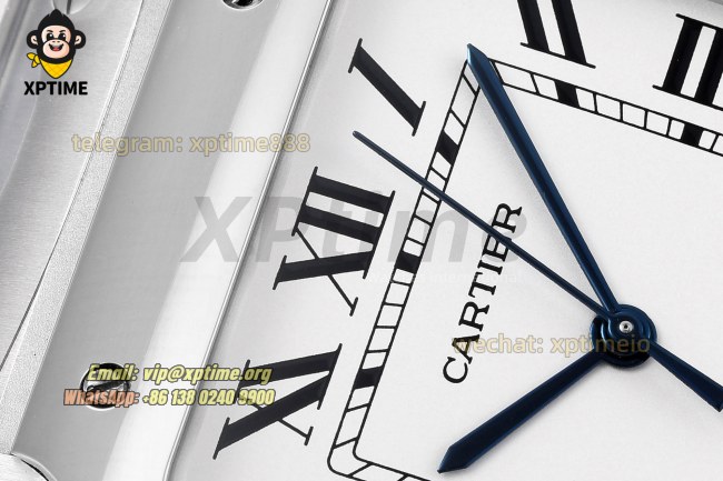 Santos De Cartier 40mm BVF White/Roman on SS/SS Bracelet MY9019 Santos De Cartier 40mm BVF White/Roman on SS/SS Bracelet MY9019