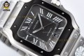 Santos De Cartier 40mm BVF Gray/Roman on DLC/SS Bracelet MY9019 Santos De Cartier 40mm BVF Gray/Roman on DLC/SS Bracelet MY9019