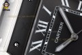 Santos De Cartier 40mm BVF Gray/Roman on DLC/SS Bracelet MY9019 Santos De Cartier 40mm BVF Gray/Roman on DLC/SS Bracelet MY9019