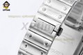 Santos De Cartier 40mm BVF Gray/Roman on DLC/SS Bracelet MY9019 Santos De Cartier 40mm BVF Gray/Roman on DLC/SS Bracelet MY9019