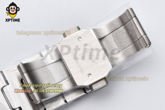 Santos De Cartier 40mm BVF White/Roman on YG/SS Bracelet MY9019 Santos De Cartier 40mm BVF White/Roman on YG/SS Bracelet MY9019