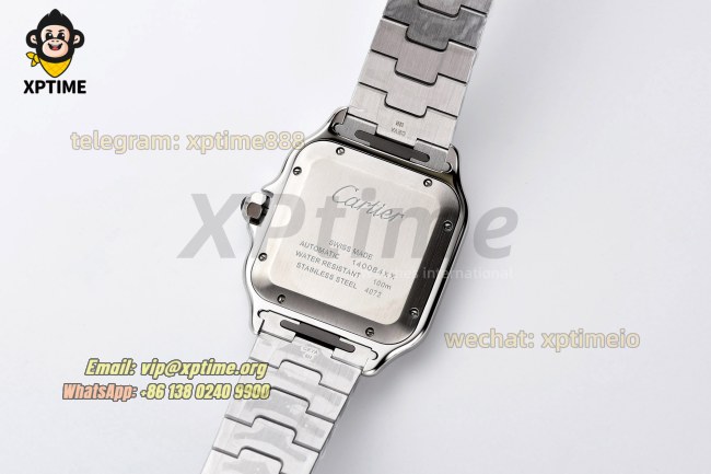 Santos De Cartier 40mm BVF White/Roman on YG/SS Bracelet MY9019 Santos De Cartier 40mm BVF White/Roman on YG/SS Bracelet MY9019